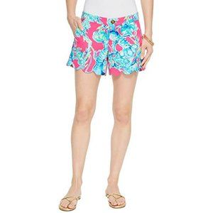 Lilly Pulitzer Buttercup Short in 'Lobsters in Love' Print Size 2